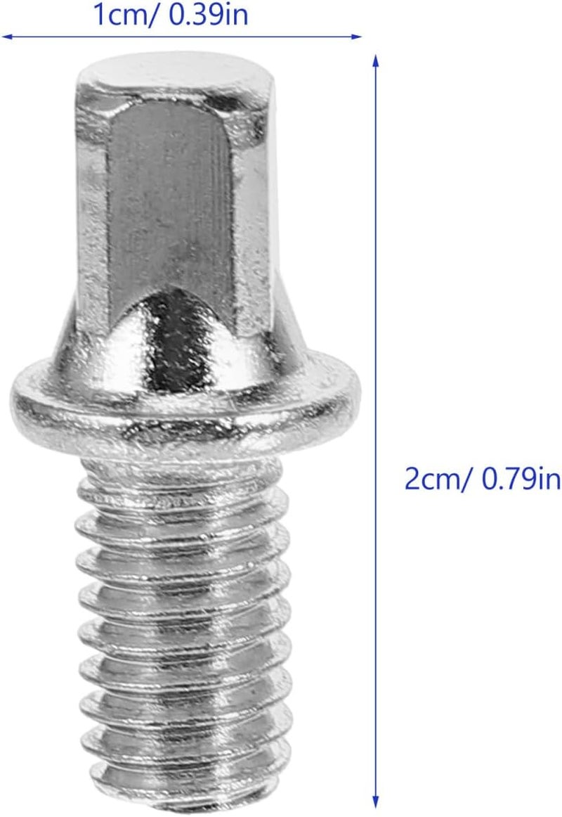 OFFSCH 10Pcs Mxmm Drum Key Bolts for Snare Drum and Pedal Shaft Durable Drum Screws for Percussion Repair and Maintenance Essential Drum Hardware Accessories - Image 5